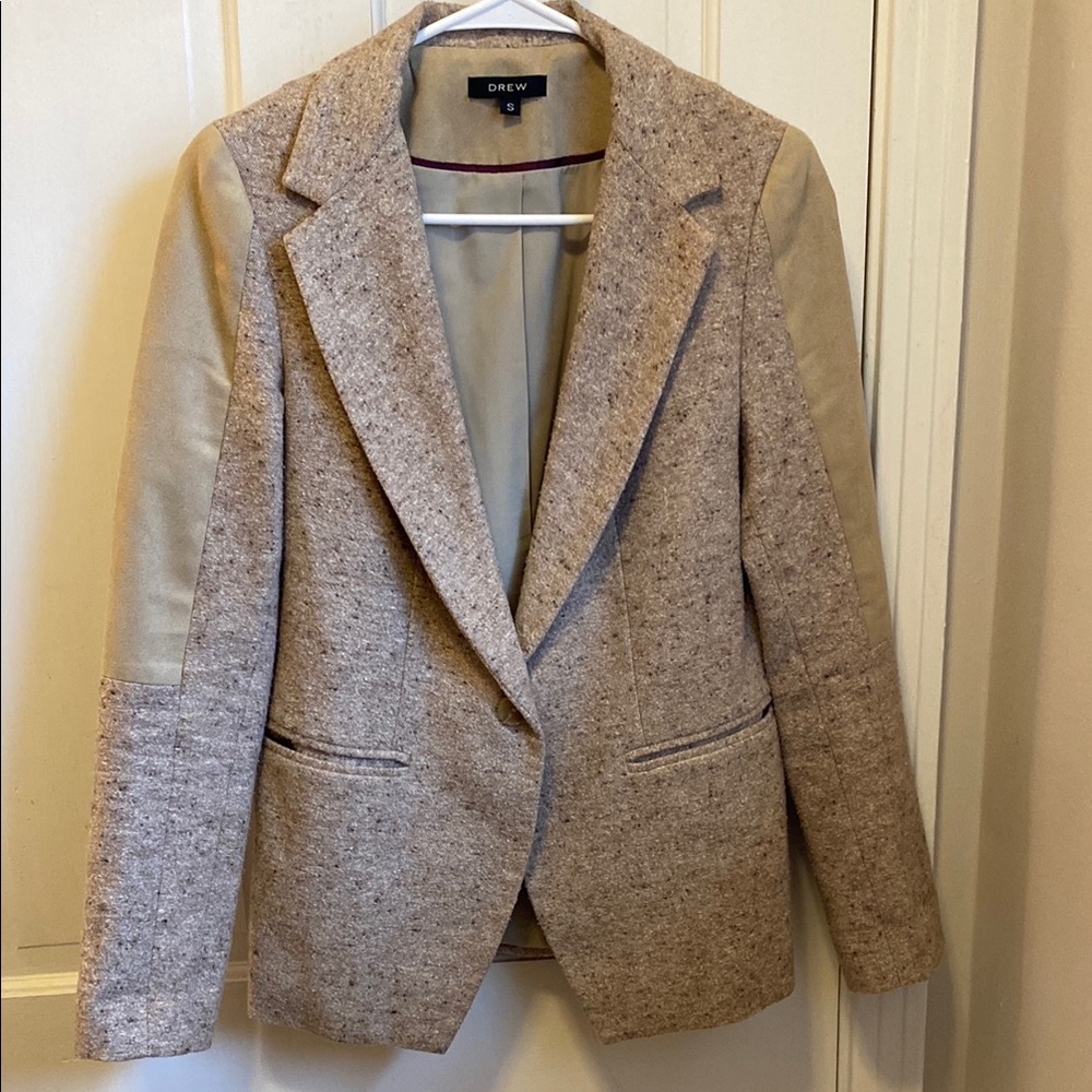 Drew brand Blazer, Tan, Beige, women’s Small